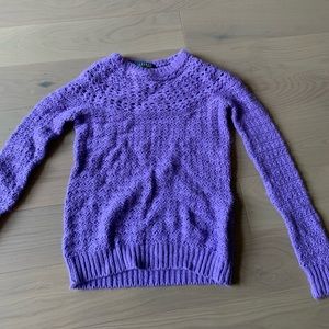 Ralph Lauren knitted purple sweater
